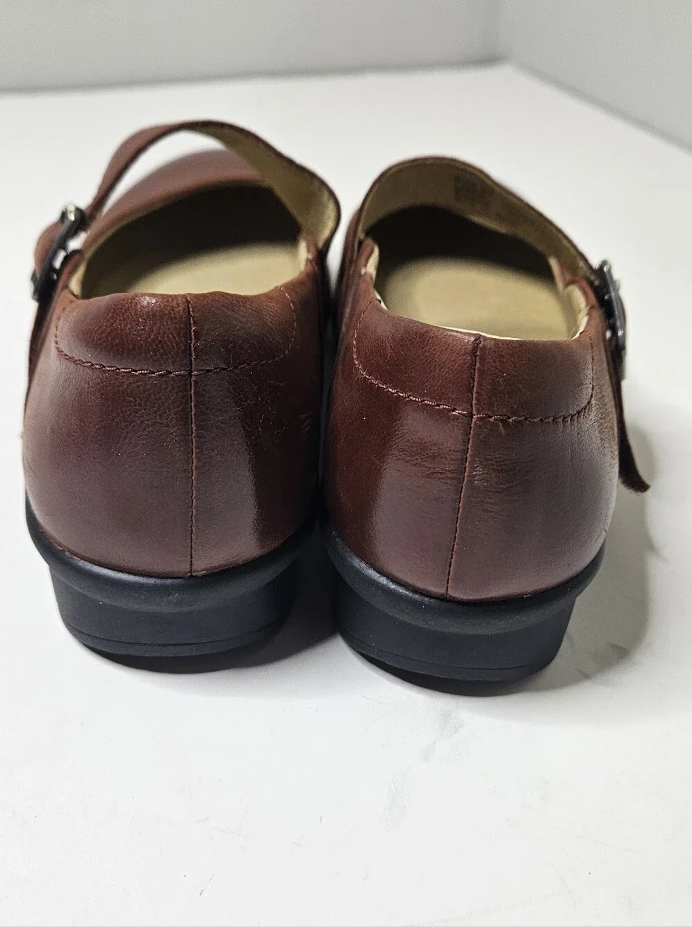 Dansko Collette Mary Jane Russet Burnished Nubuck Brown Women's 37 7